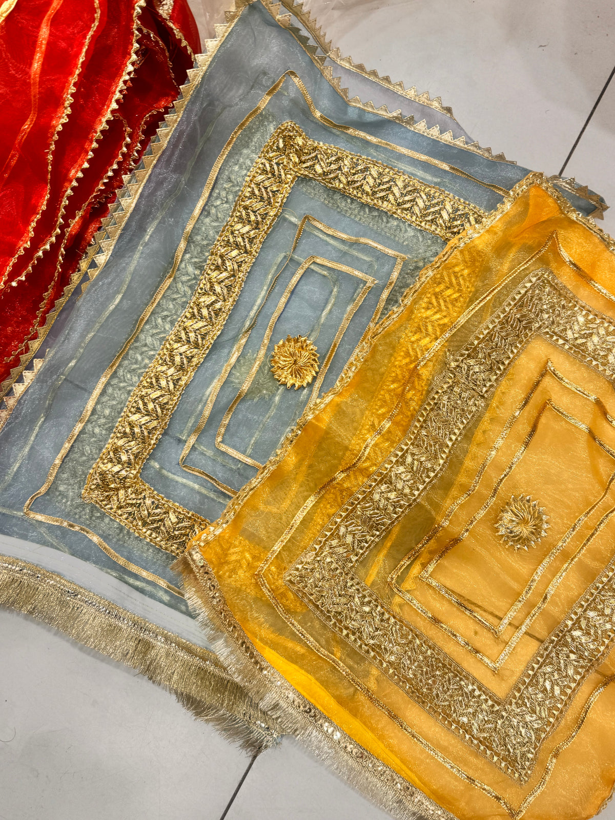 Fabric suit packing bags