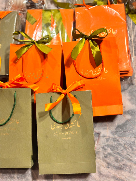 Mehndi Favor Bag