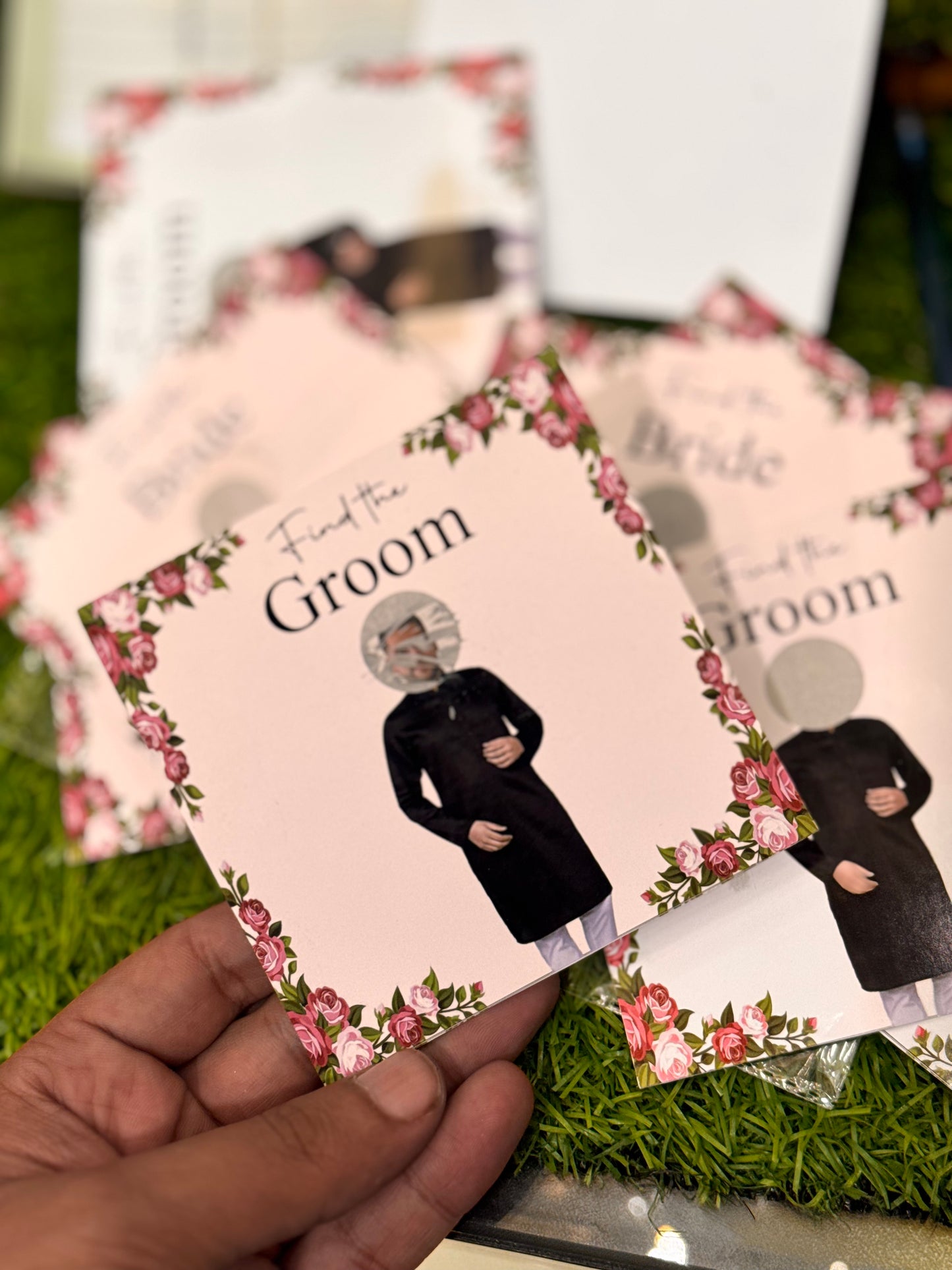 Find the Bride and Groom Card