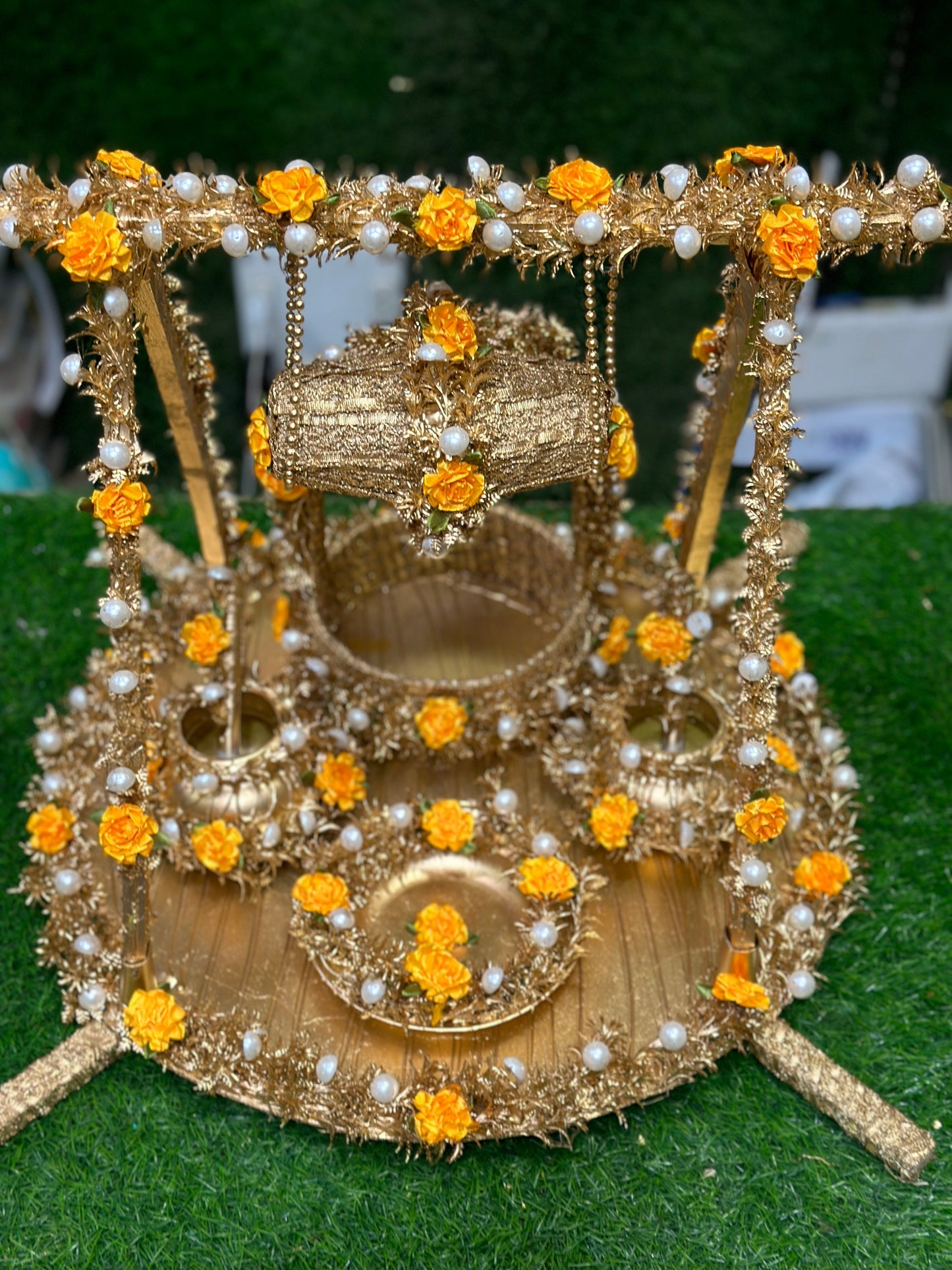 Gold Work Jhoola Thall