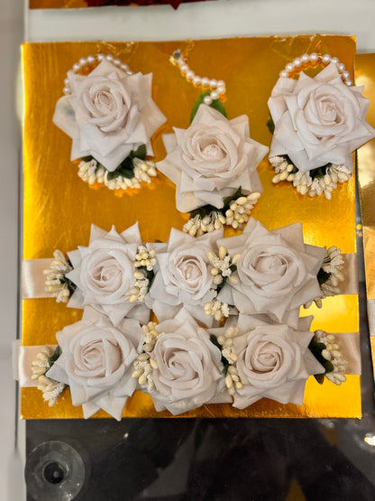 Pearl Floral Jewelry Set