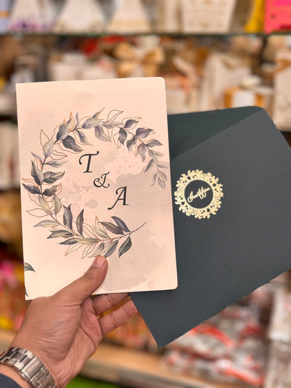 Black Envelope Card (Minimum 50 Pieces)