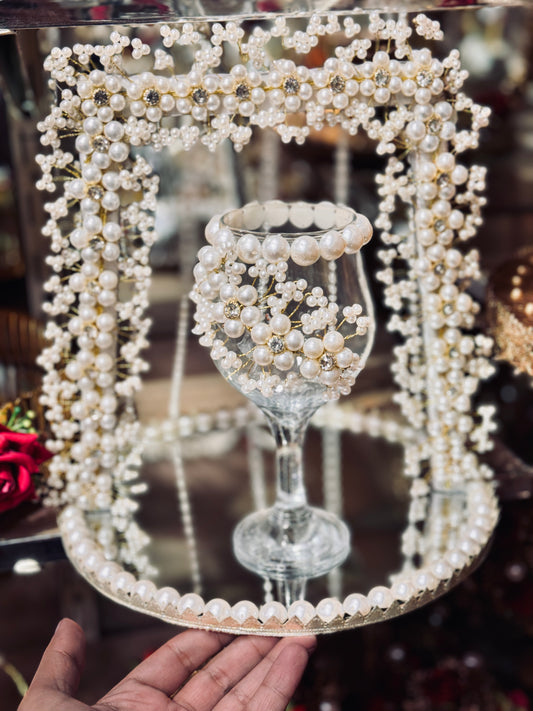 Pearl Stand Doodh Pilai Glass