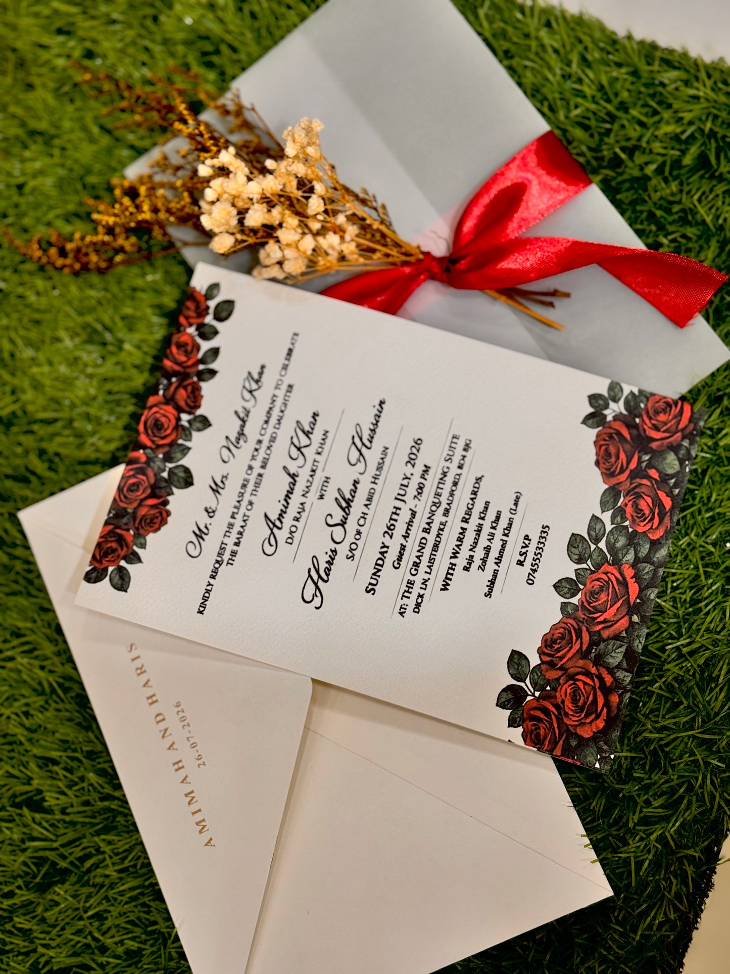 Ribbon Envelope Card