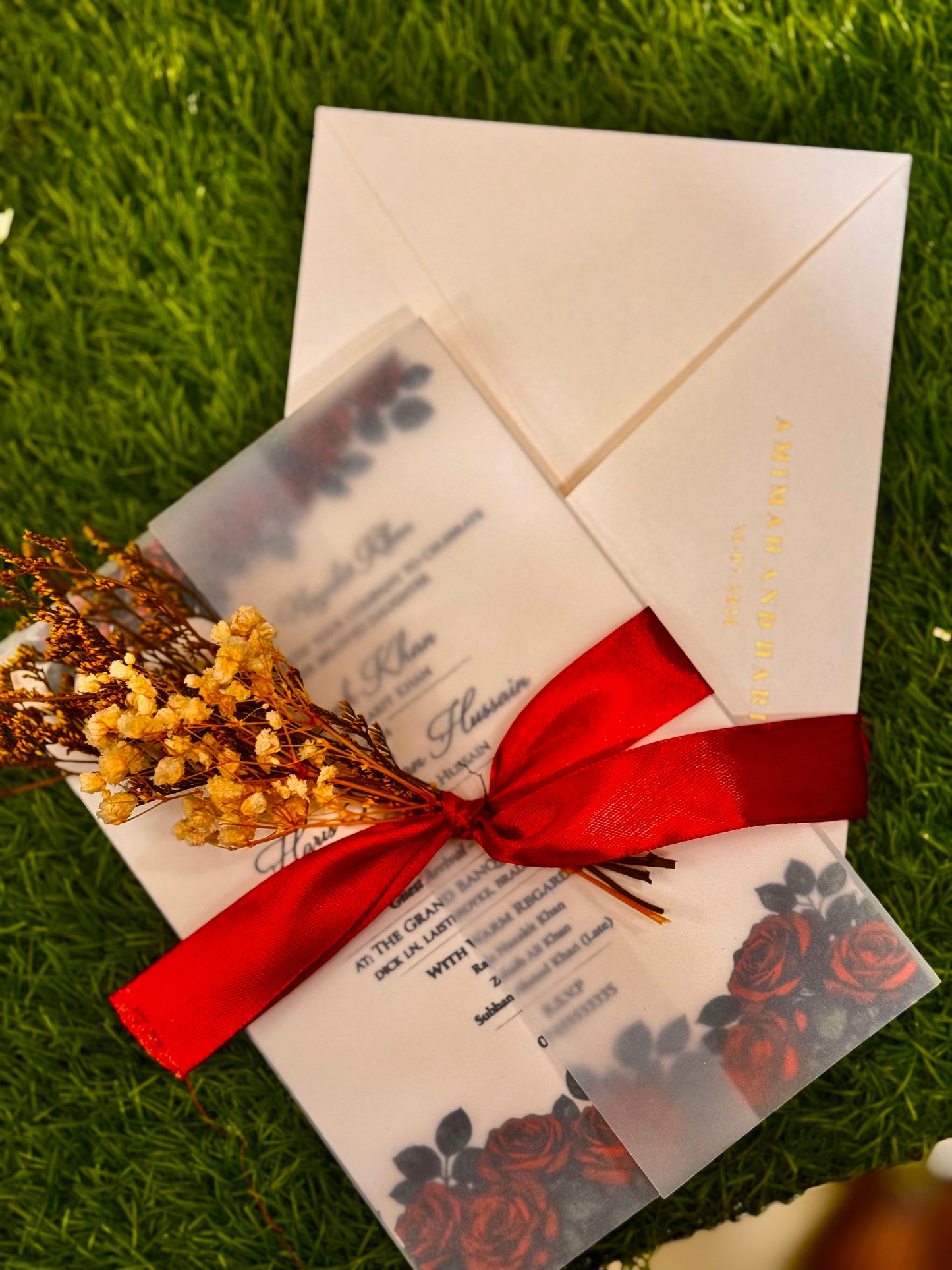 Ribbon Envelope Card