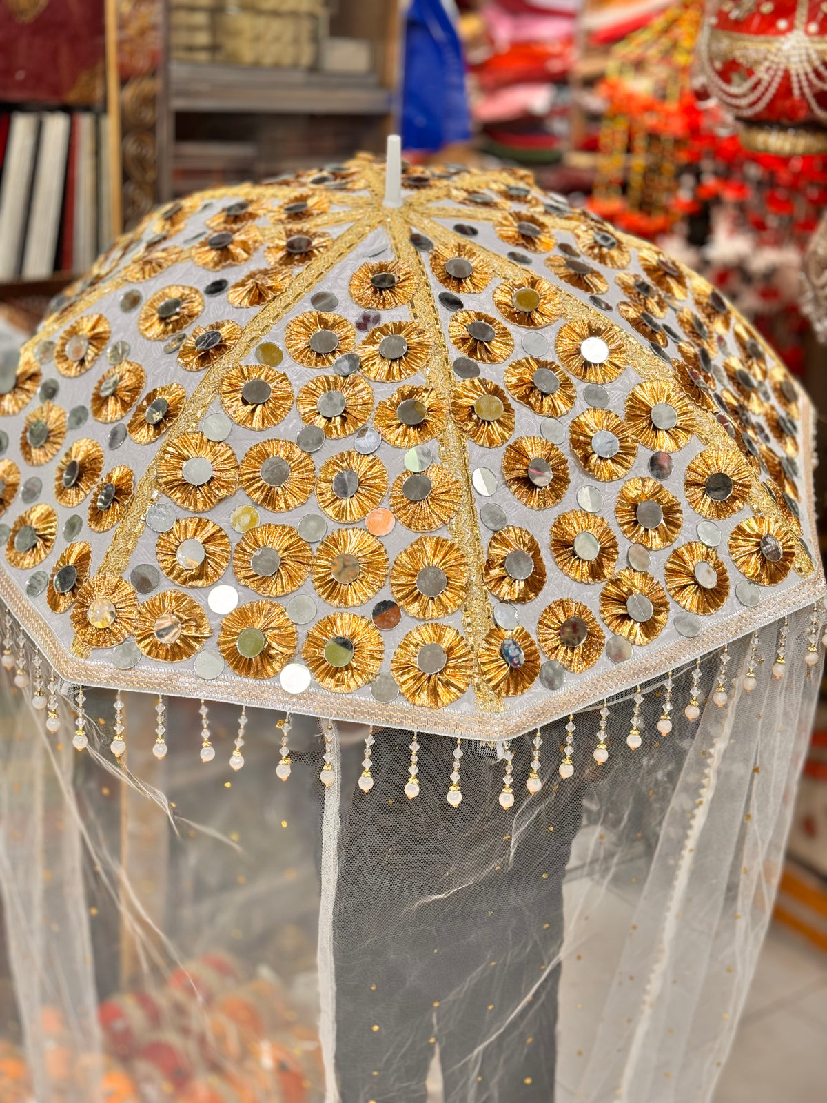Mirror Umbrella with Net