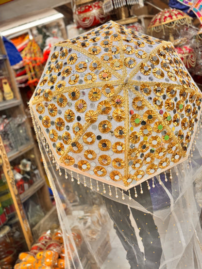 Mirror Umbrella with Net