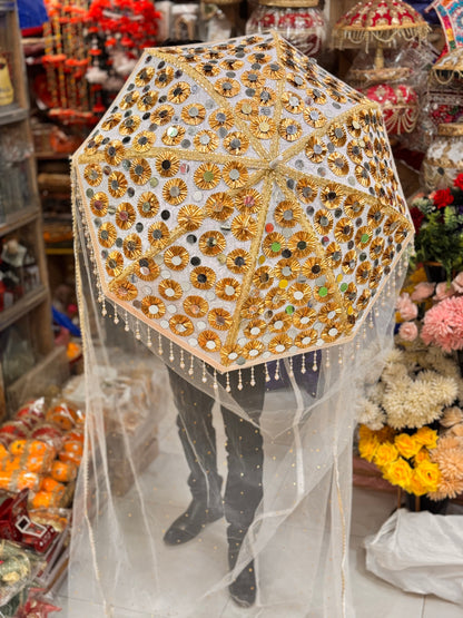 Mirror Umbrella with Net