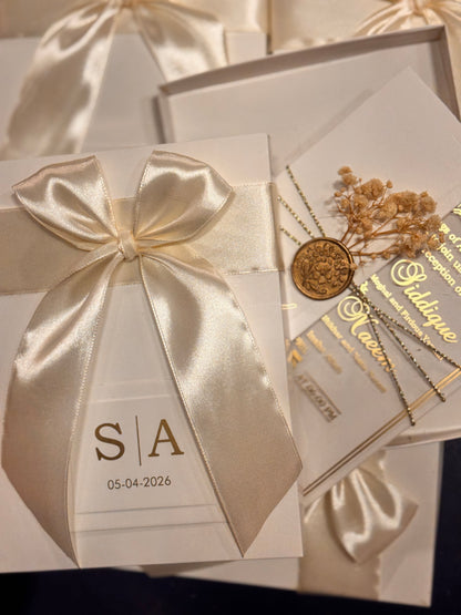 White Boxed Card (Minimum 50 Pieces)