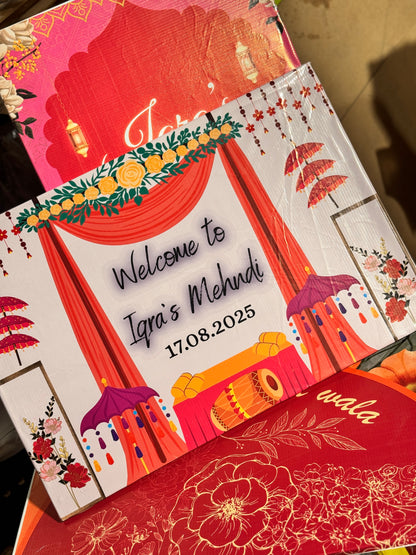 Mehndi Panaflex Boards
