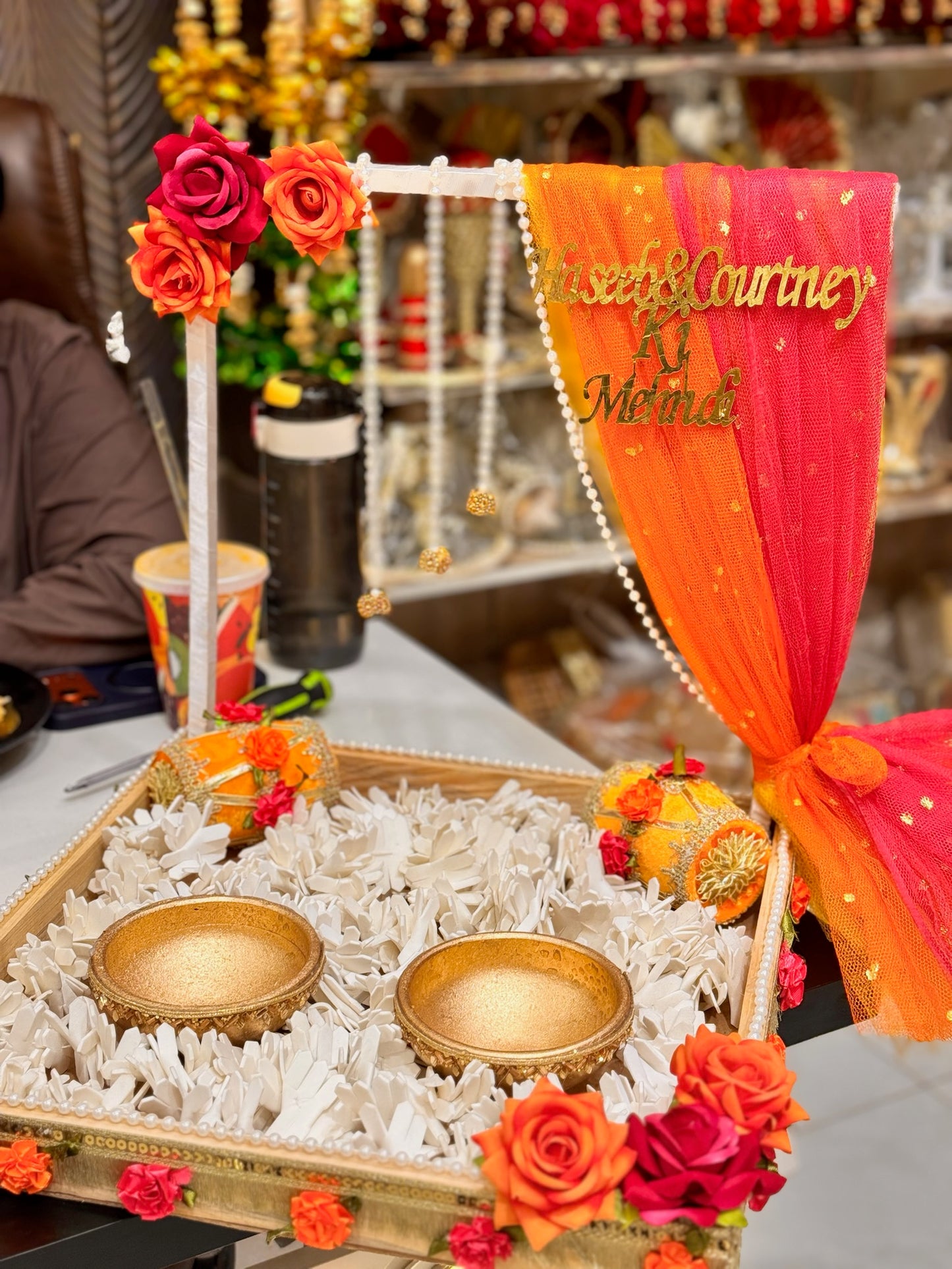 Floral Thaal Design 1