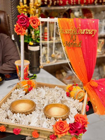 Floral Thaal Design 1