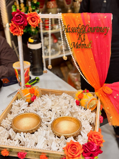 Floral Thaal Design 1
