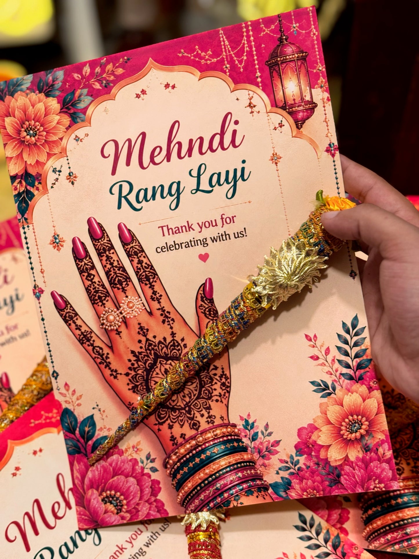 Mehndi Cone with Card