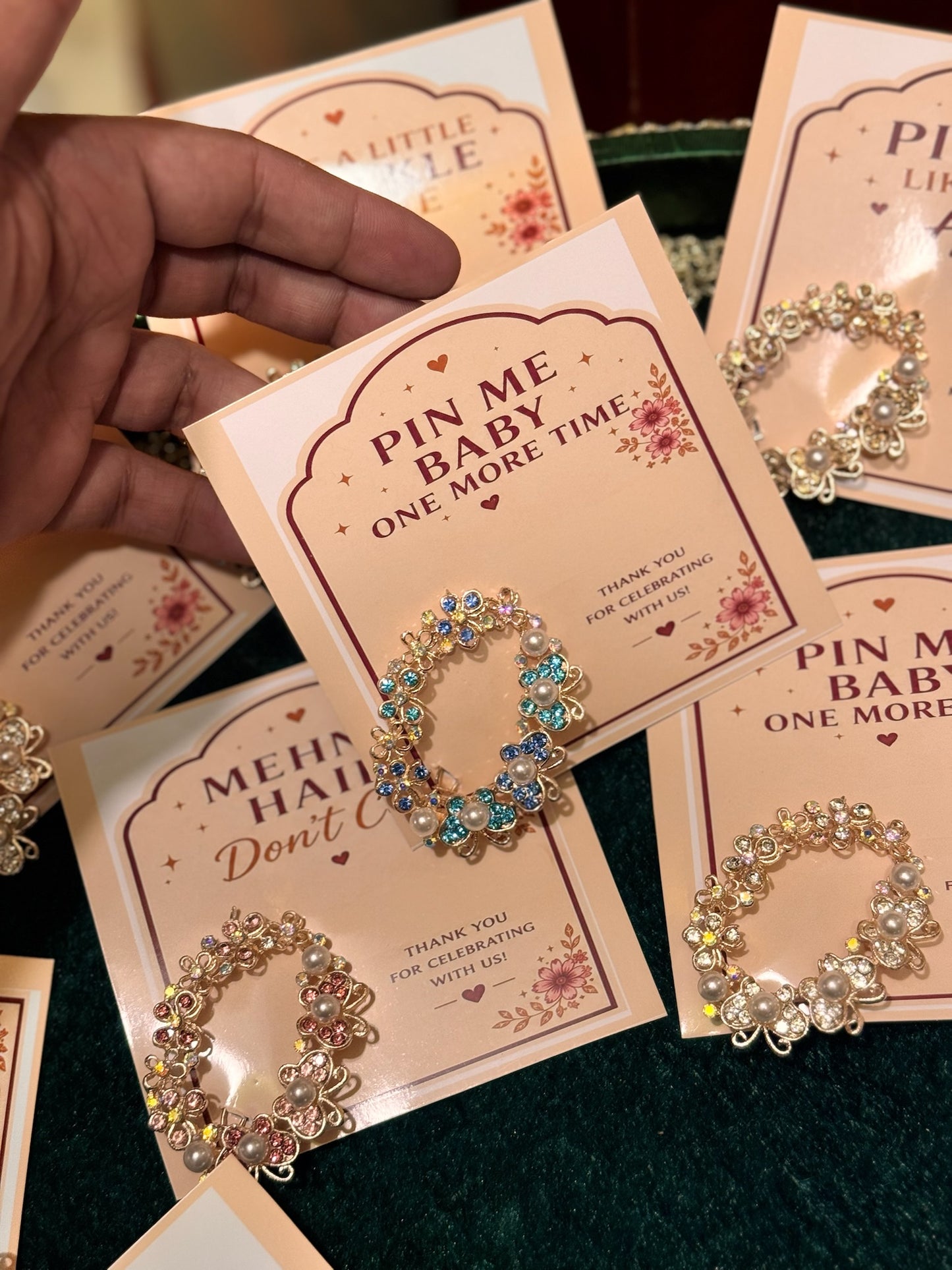 Hair Pins with Card