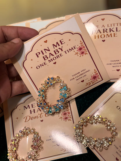 Hair Pins with Card