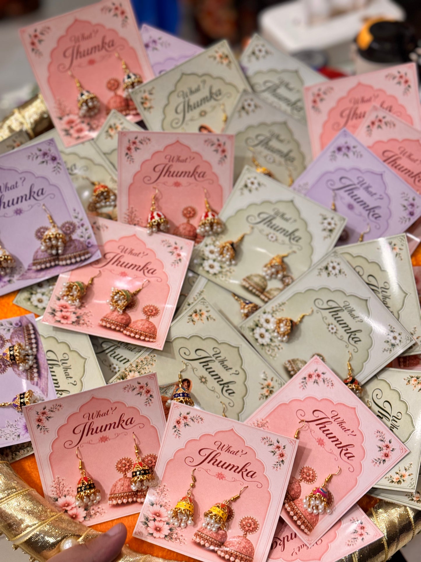 Metal Jhumka With Card