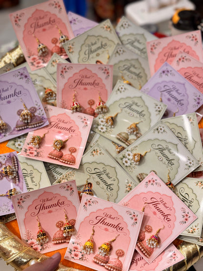 Metal Jhumka With Card