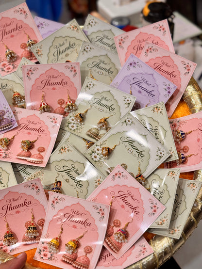 Metal Jhumka With Card