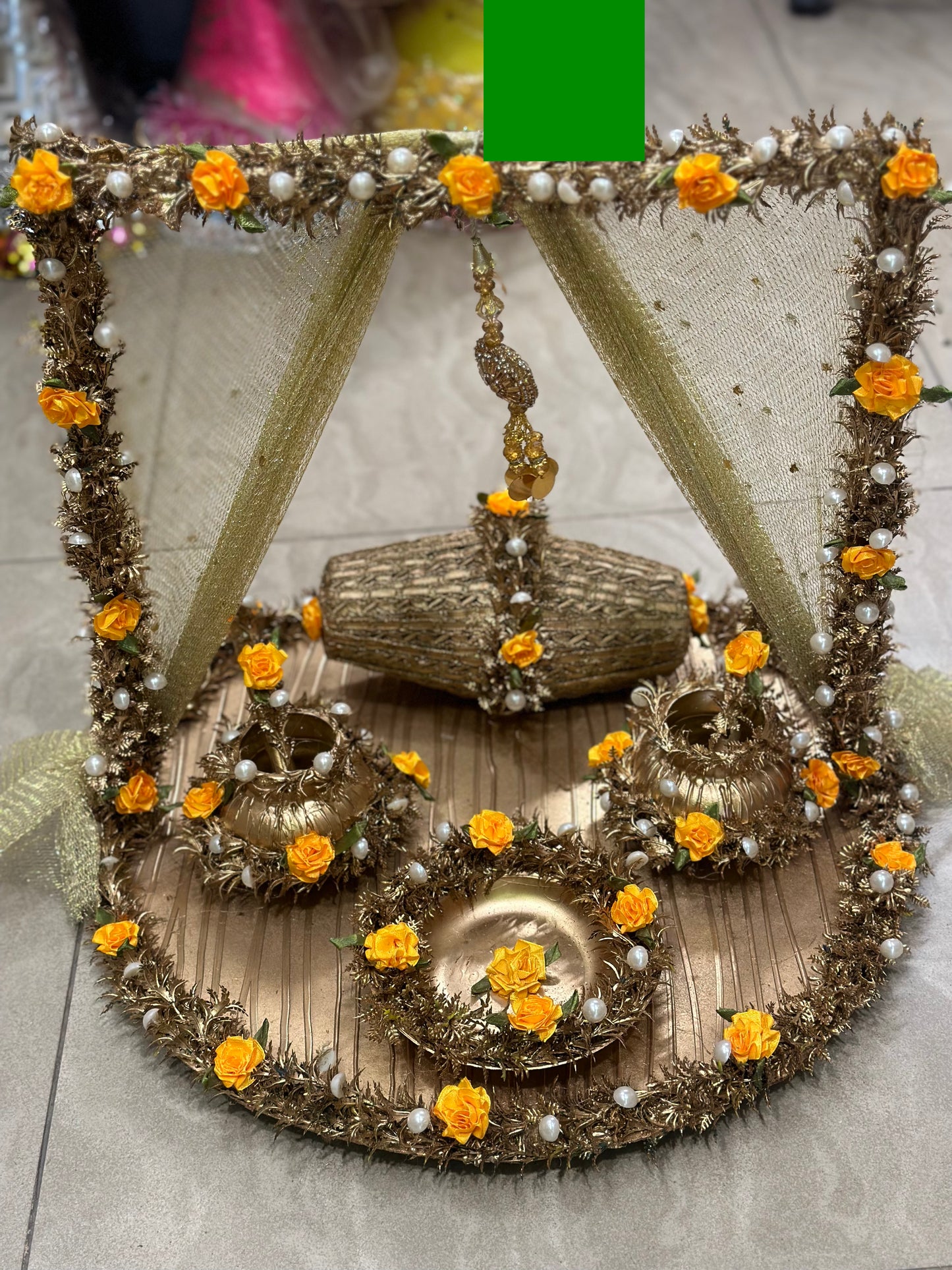 Gold Work Net Thaal
