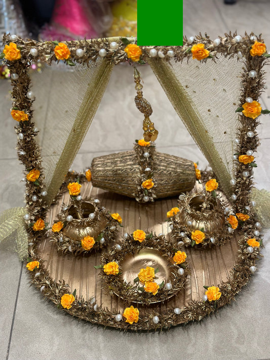 Gold Work Net Thaal