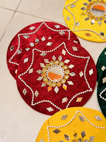 Velvet Mirror Plate Design 3