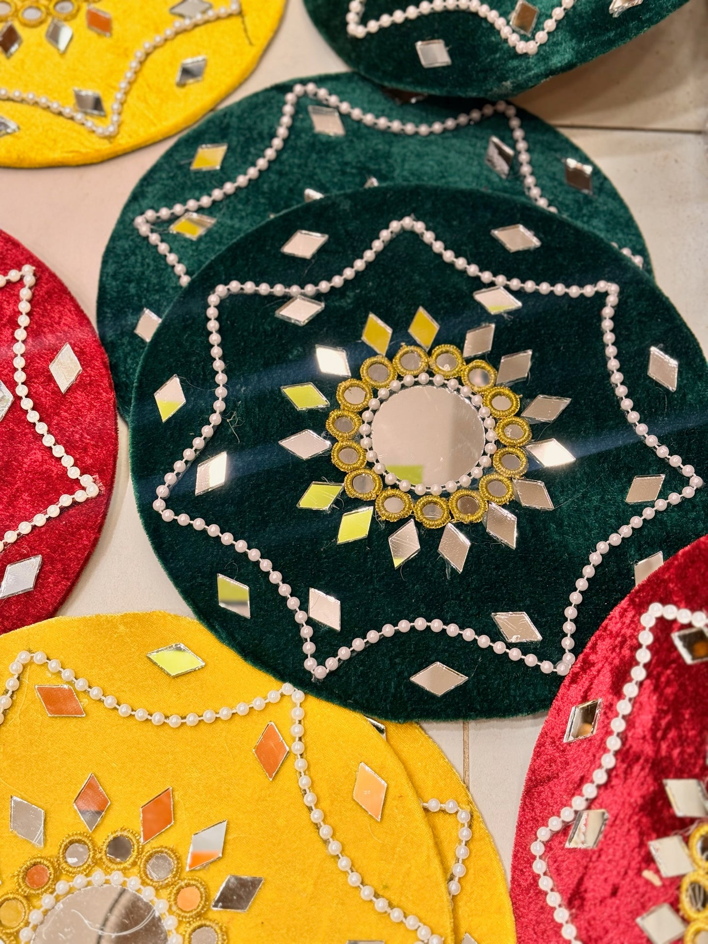Velvet Mirror Plate Design 3