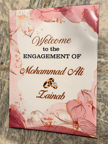 Wedding Panaflex Boards