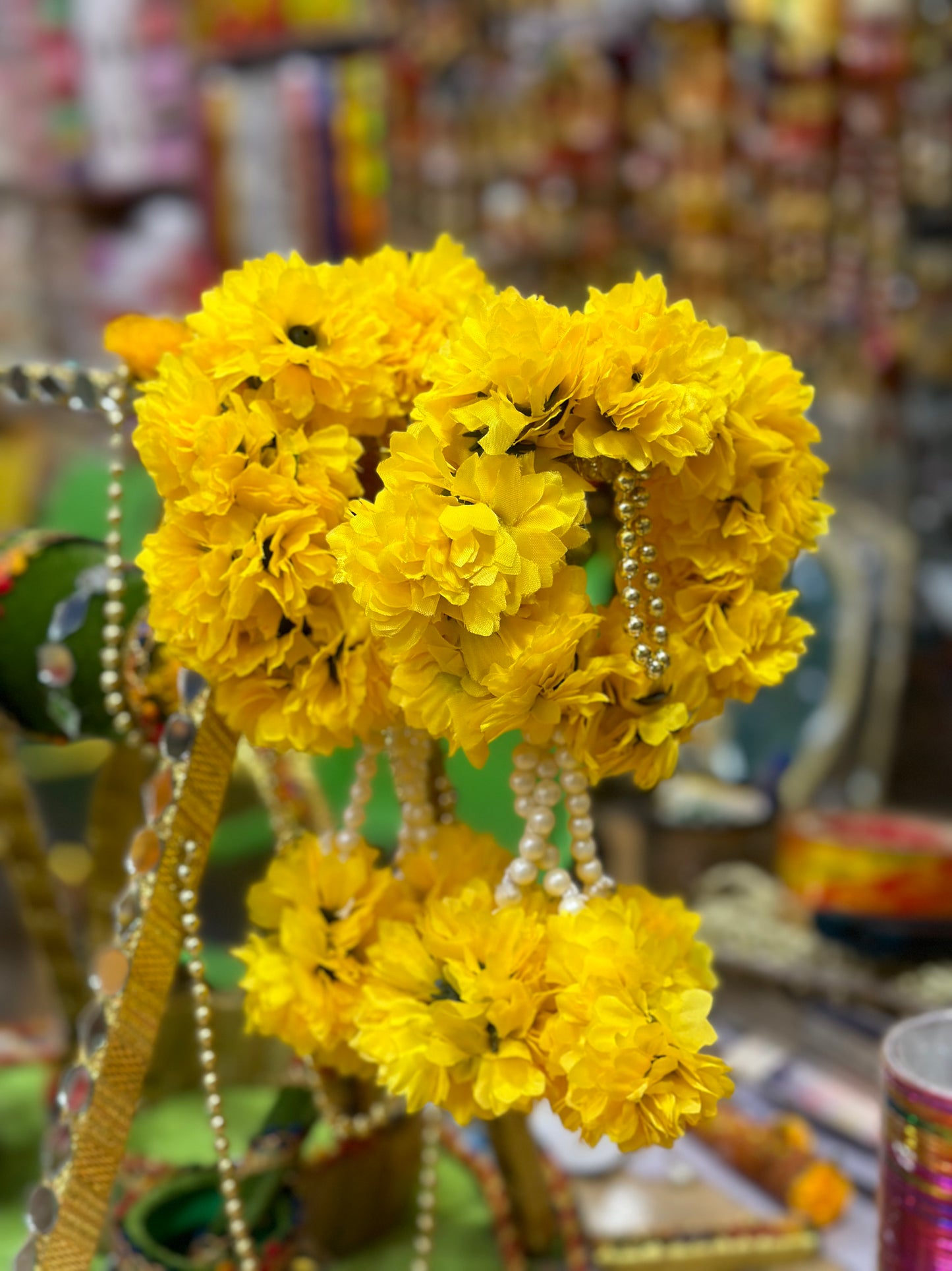 Pearl Flower Gajray Pair