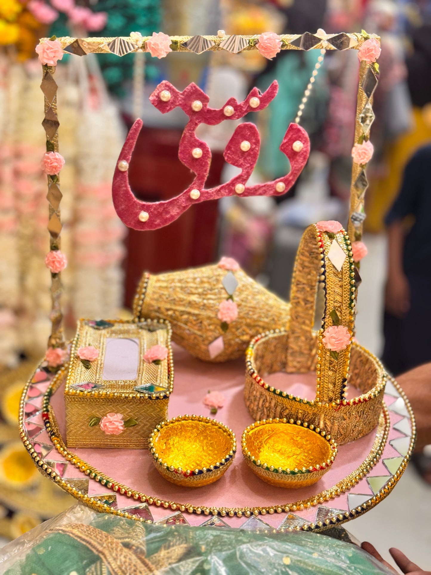 Velvet Name Tray