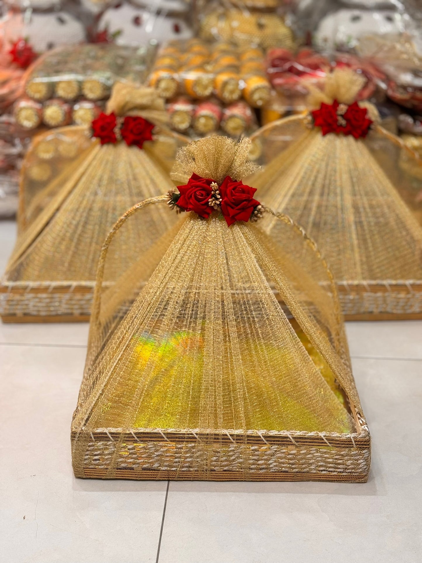 Flower Net Basket