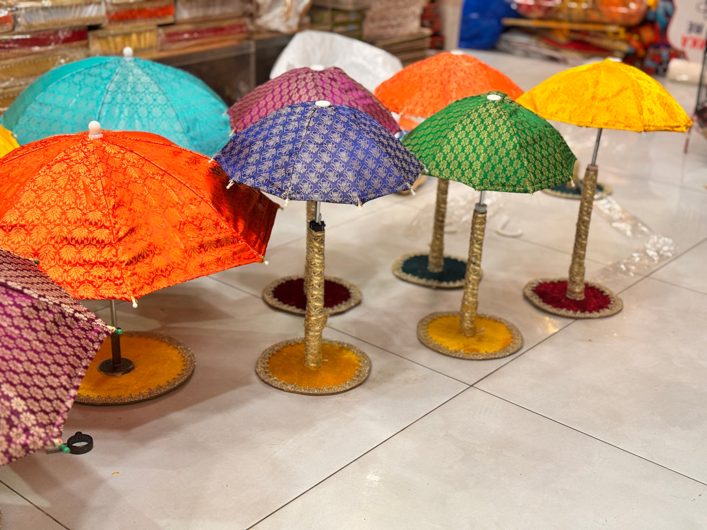 Decorative Umbrella With Stand