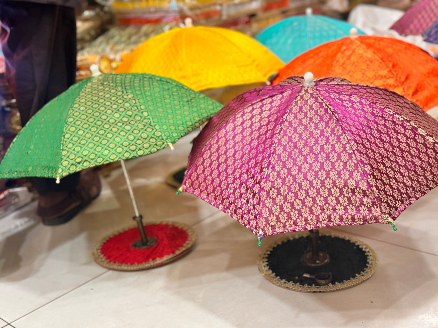Decorative Umbrella With Stand