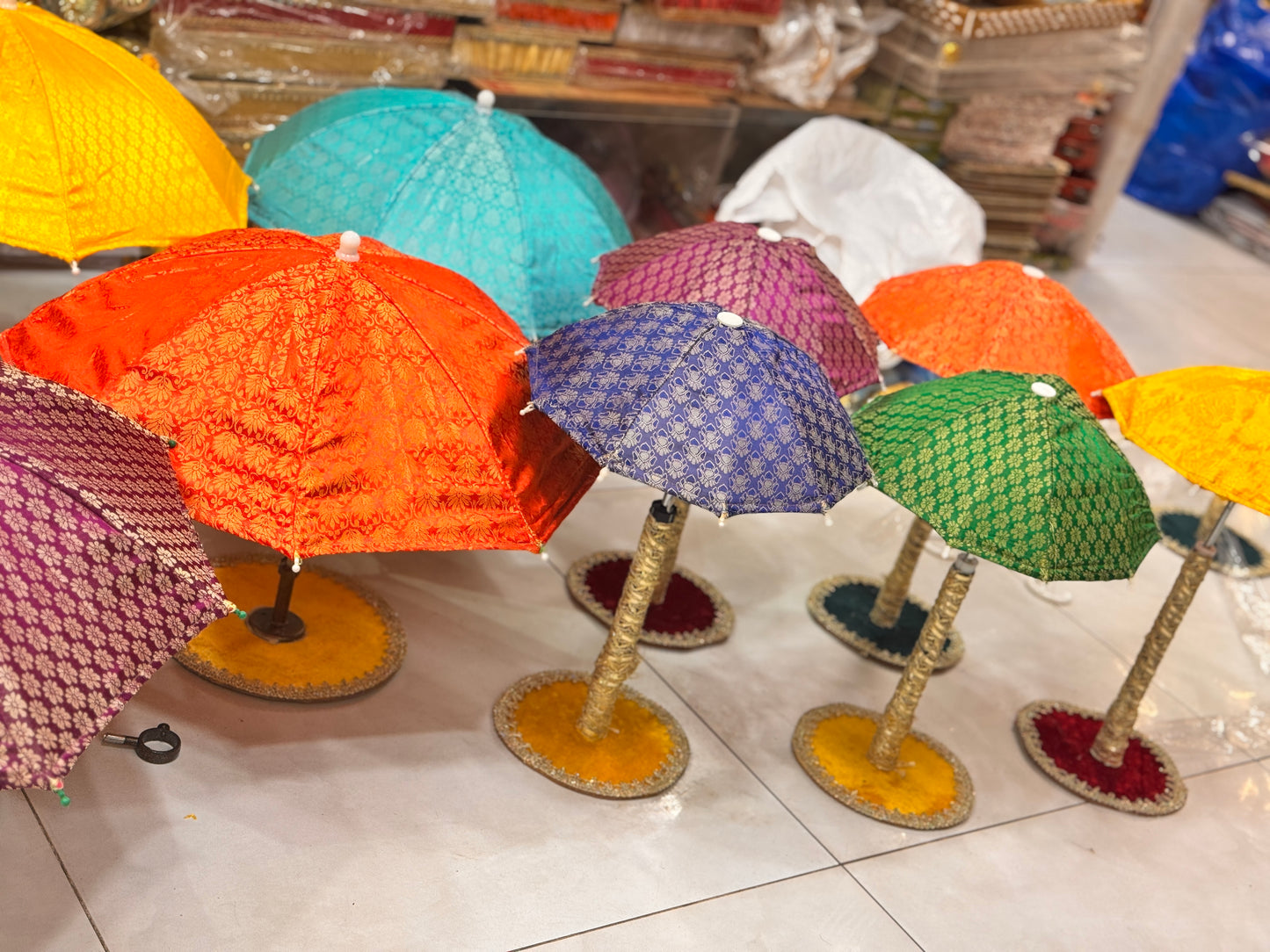 Decorative Umbrella With Stand