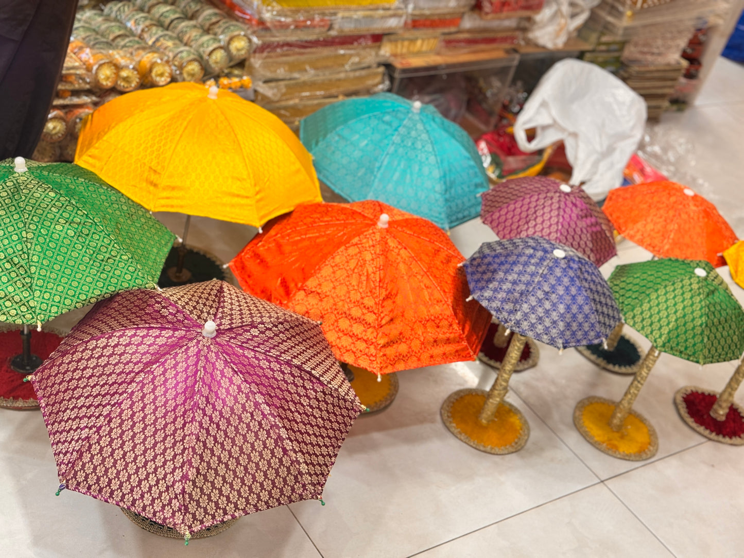 Decorative Umbrella With Stand