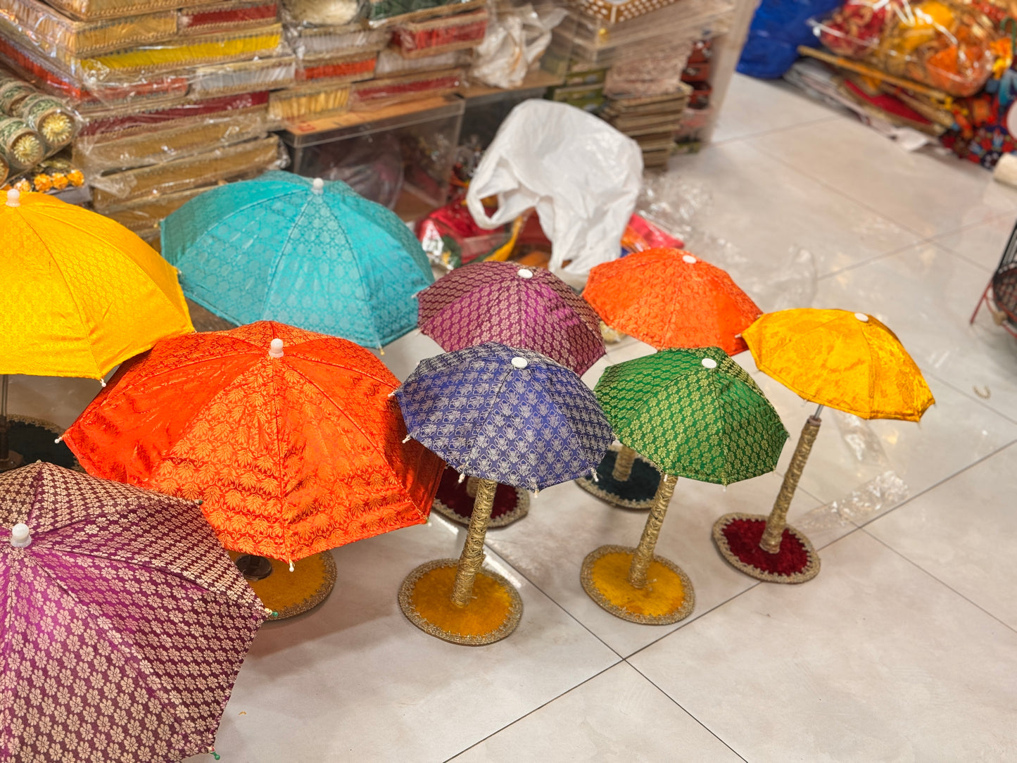 Decorative Umbrella With Stand