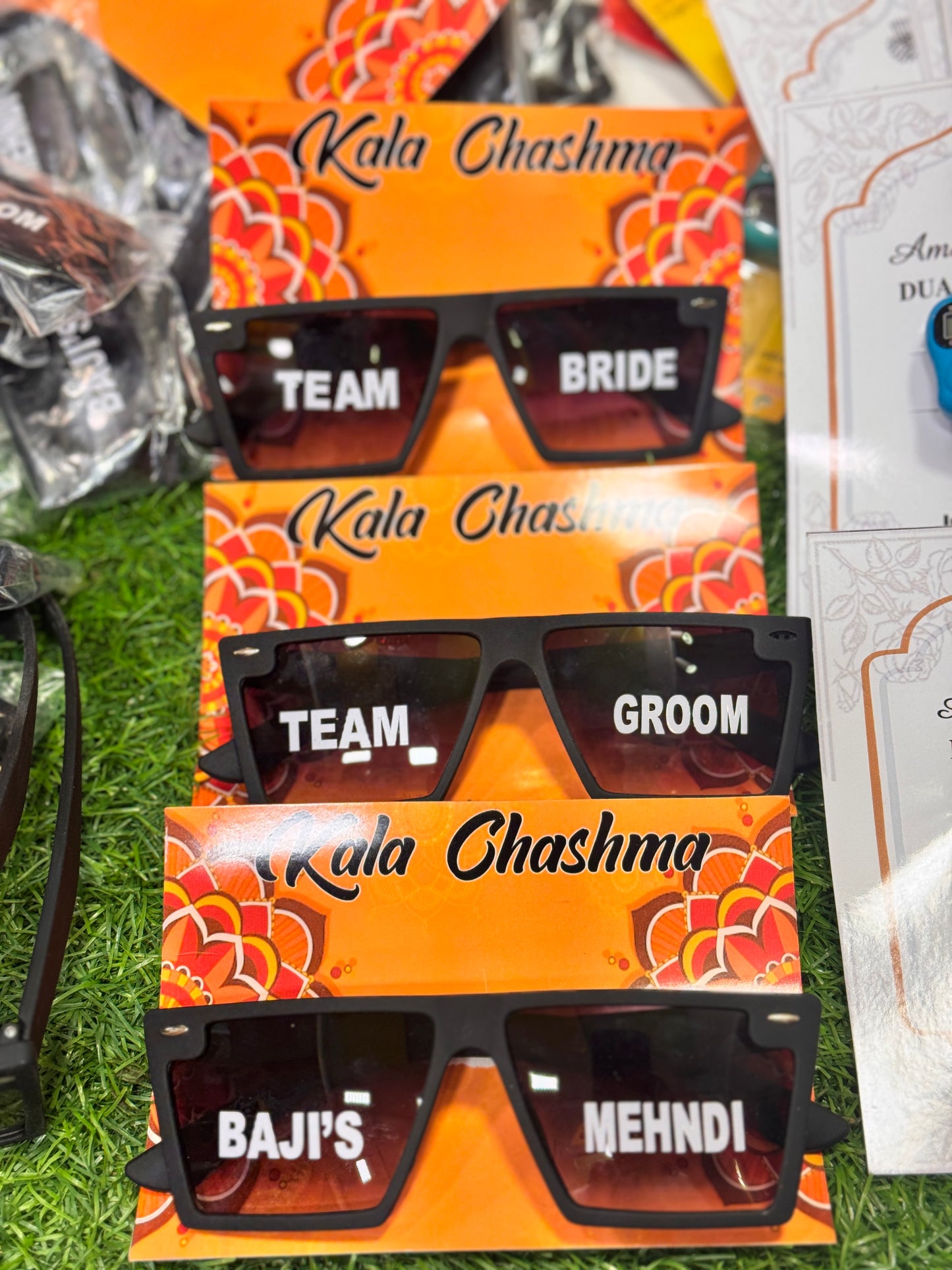 Team Bride and Groom Glasses