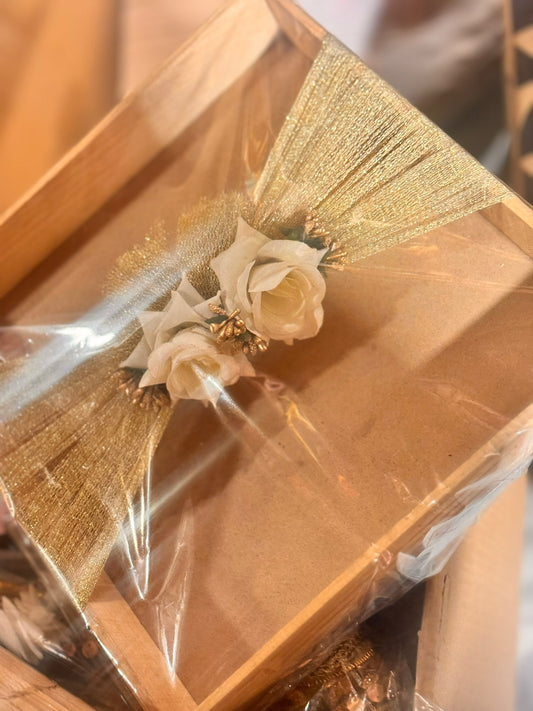 Floral Net Dry Fruit Tray
