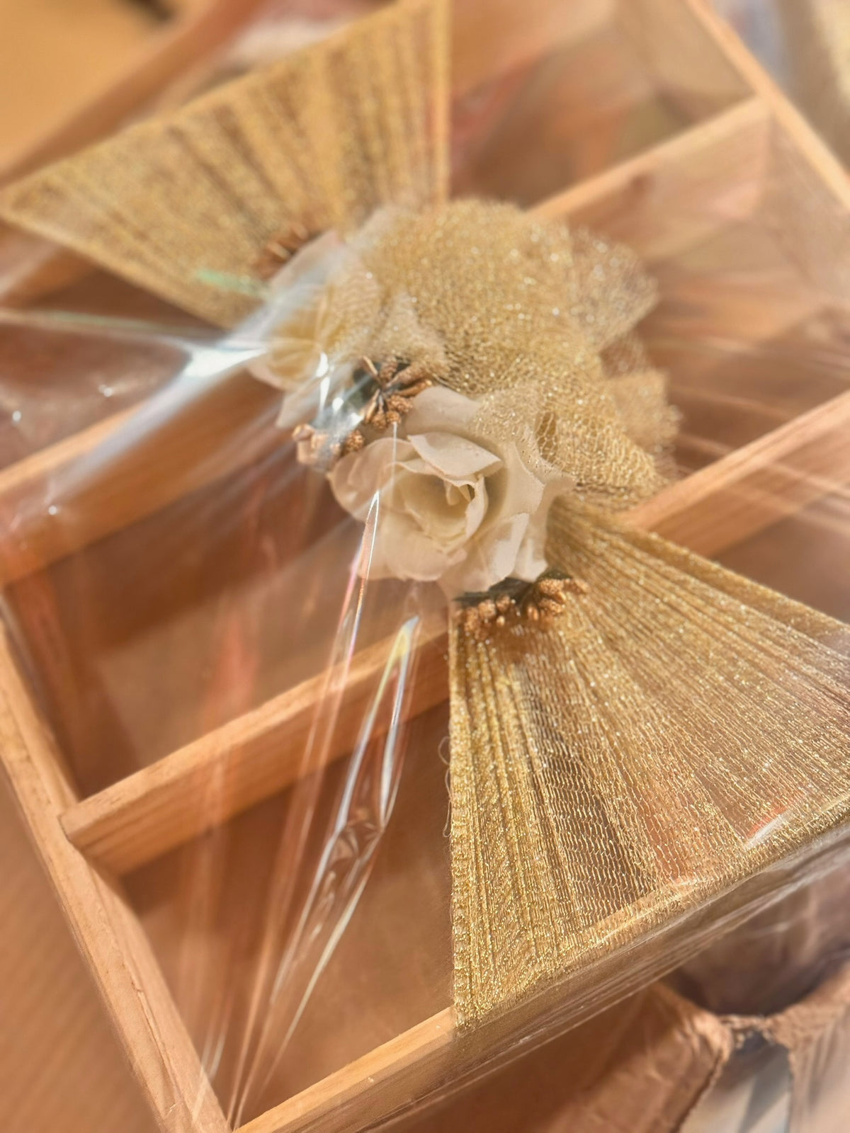 Floral Net Dry Fruit Tray