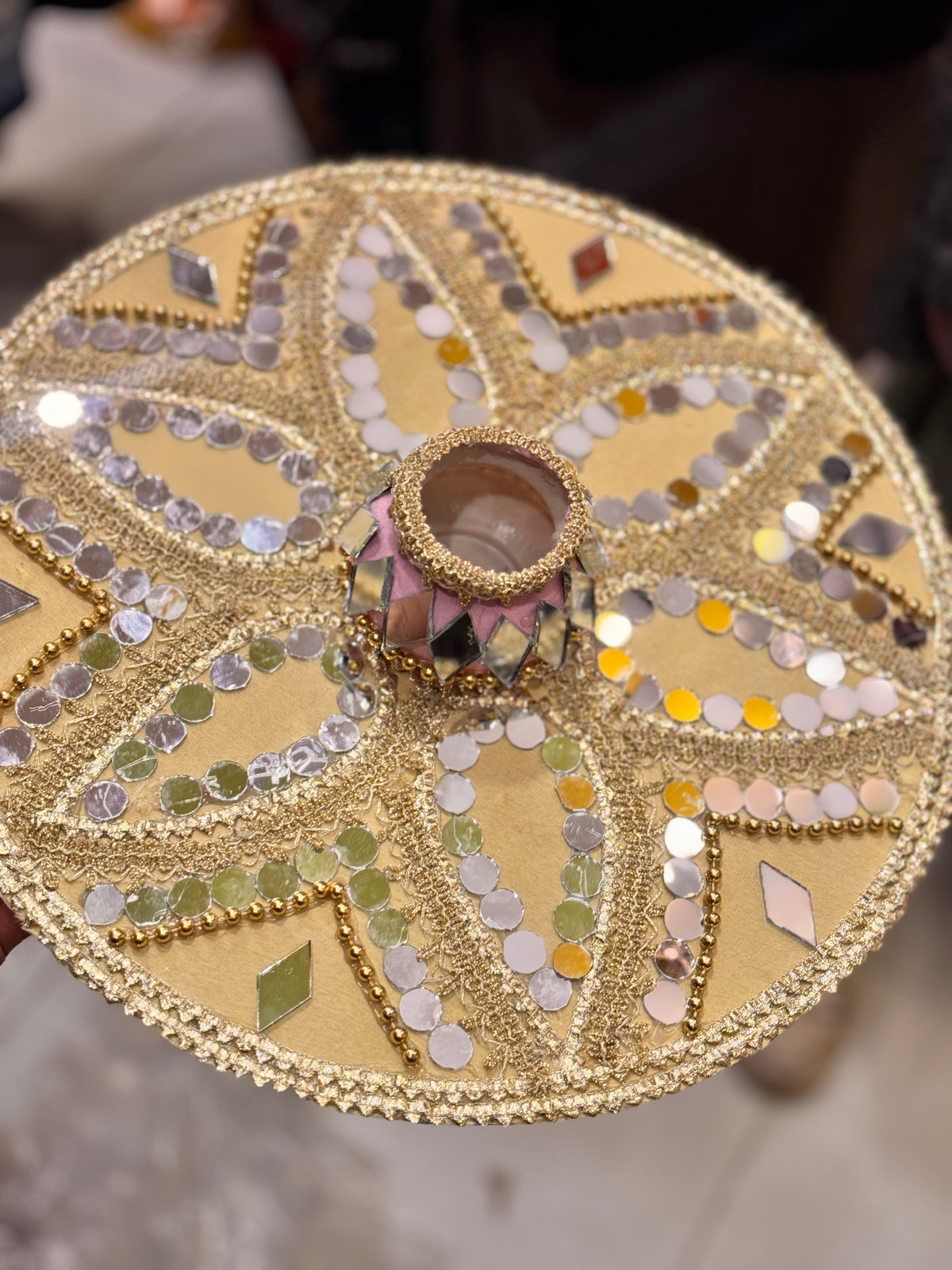 Diya Star Plate