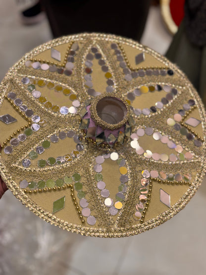 Diya Star Plate