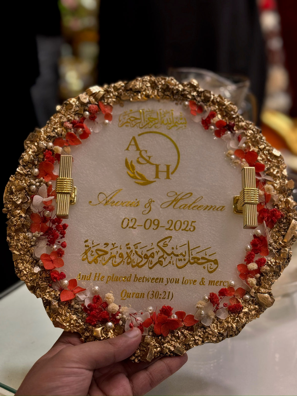 Resin Floral Tray