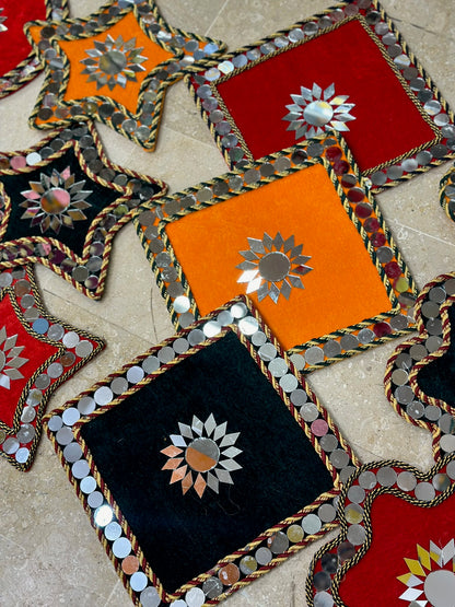 Velvet Mini Mirror Plates