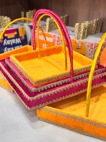 Velvet Basket Set 3 Pieces