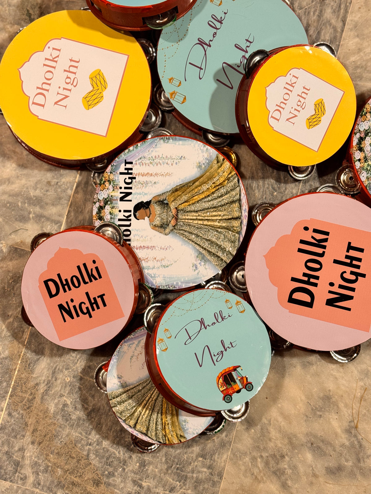 Tambourines Pastel Theme