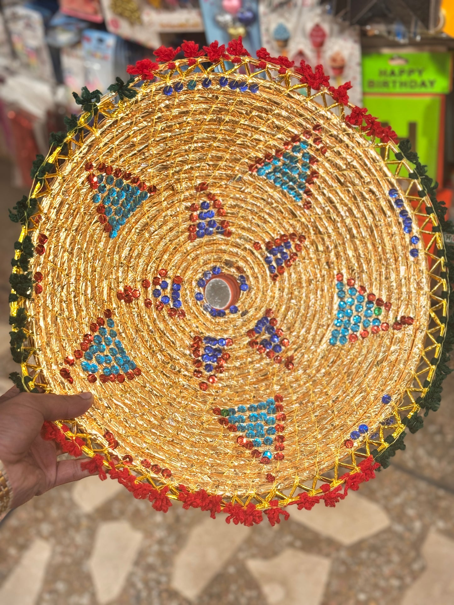 Traditional Chaba Tray 18 Inch