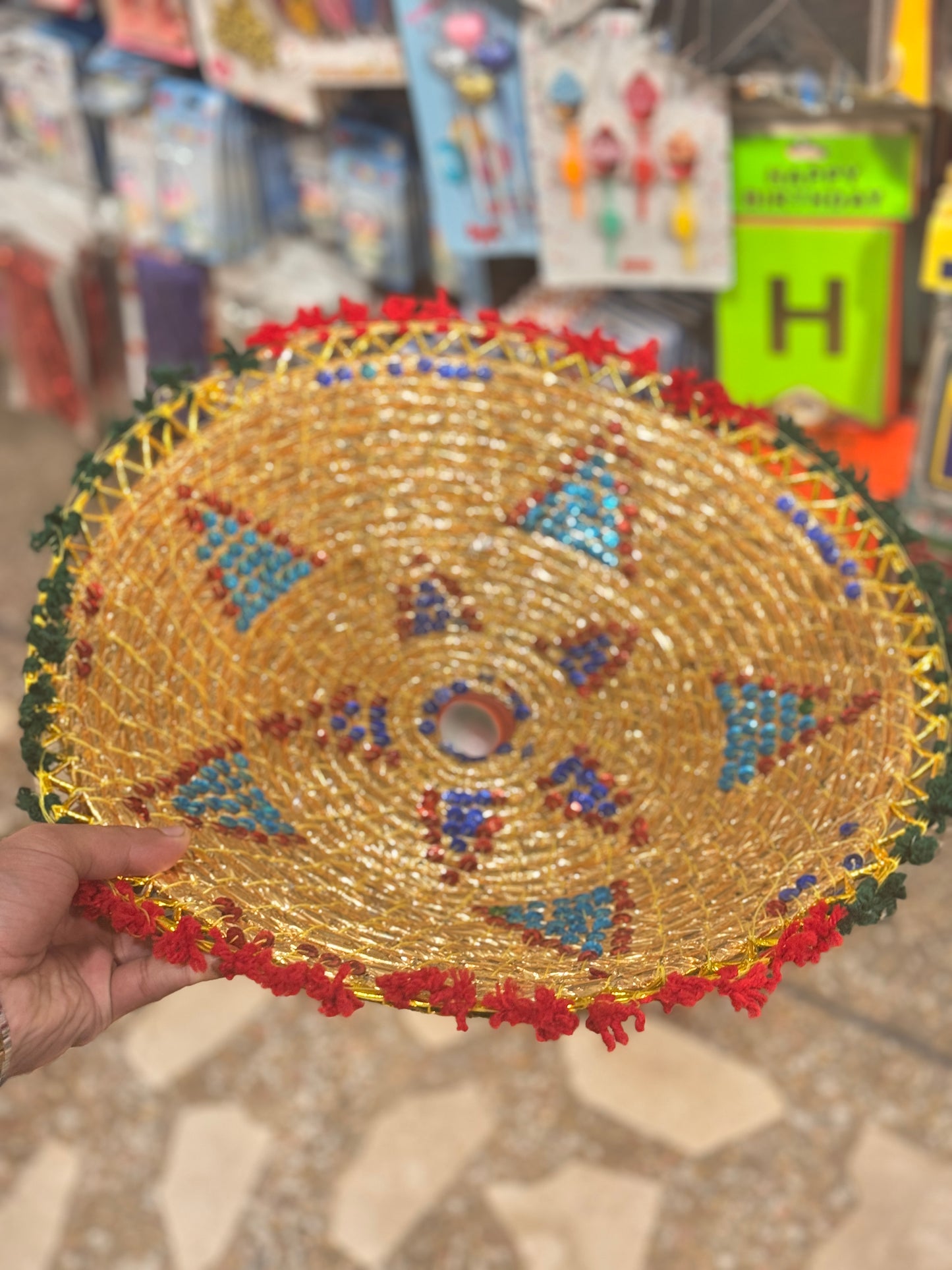 Traditional Chaba Tray 18 Inch
