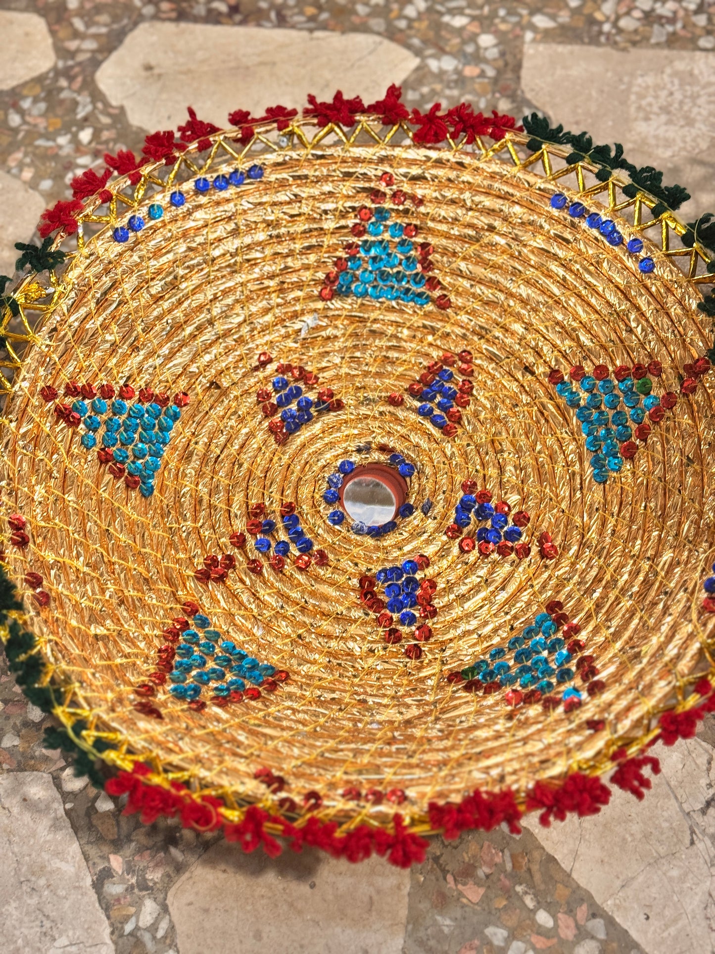 Traditional Chaba Tray 18 Inch