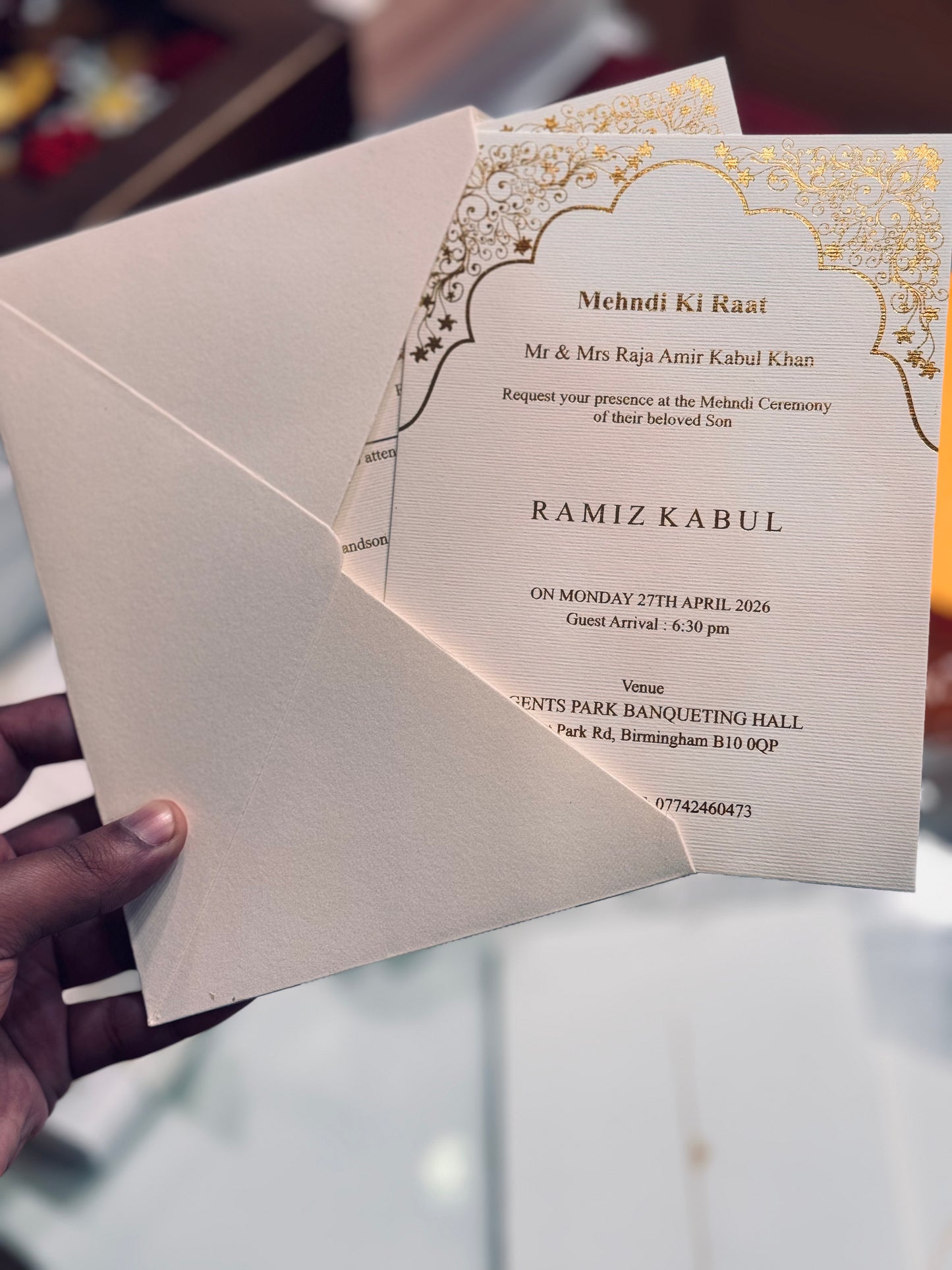 Textured Envelope Card