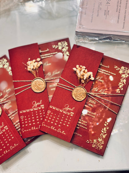 Roped Enveloped Card (Minimum 50 Pieces)
